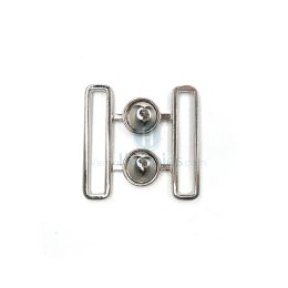 Z 1618 -40 HEBILLA DE ENGANCHE NÍQUEL