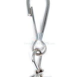 ALA 1¨ MOSQUETÓN PERRO NIQUEL