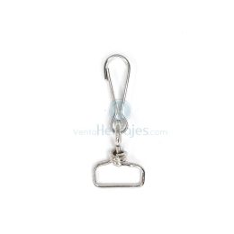 M002 MOSQUETÓN ALAMBRE NIQUEL