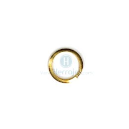 LL 011  ARGOLLA LLAVERO PLANA DORADO 25 MM
